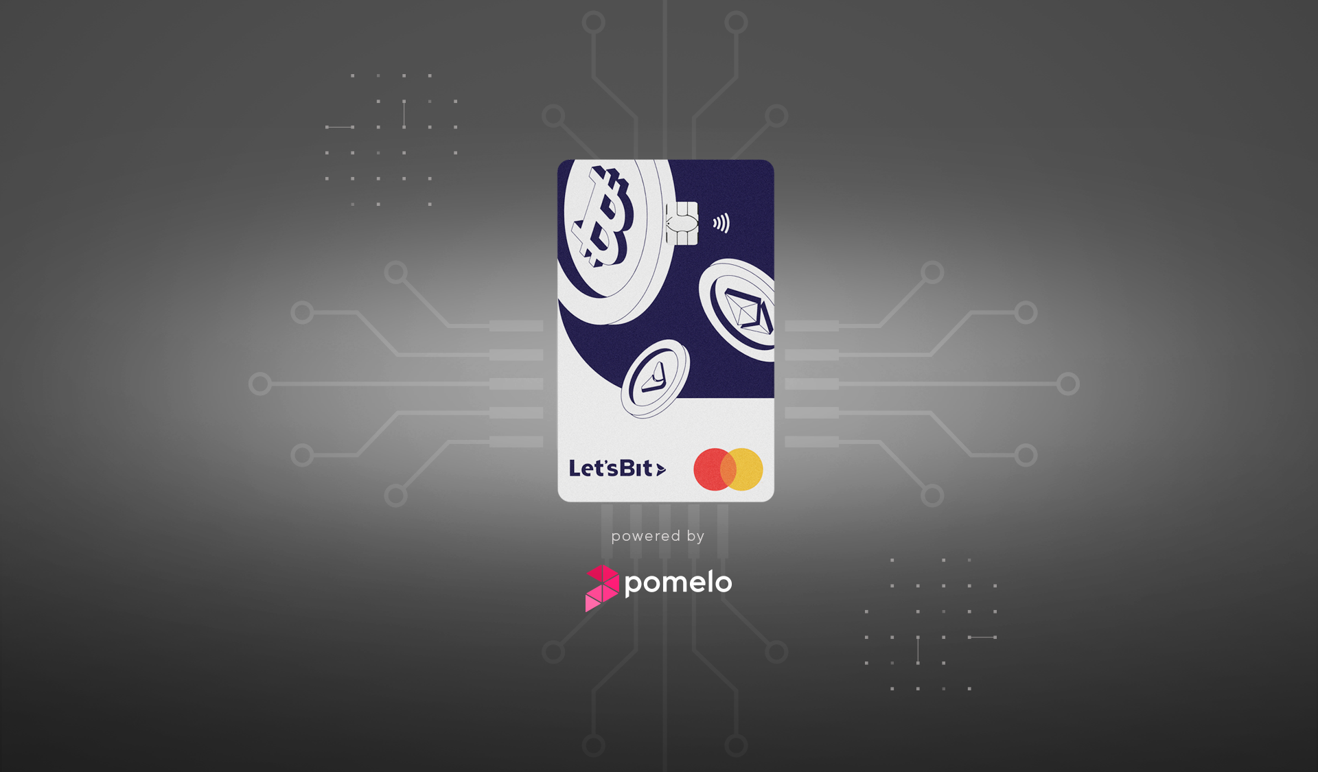 Tarjeta Letsbit powered by Pomelo